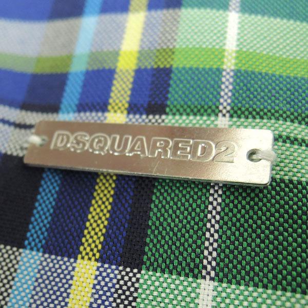DSQUARED ディースクエアード ネルシャツ チェック柄 サイズ44 S74DL0854 メンズファッション【美品中古】 |  | 03