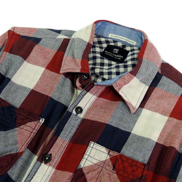 Scotch & soda スコッチ&ソーダ ネルシャツ 長袖シャツ サイズM チェック柄 メンズ メンズファッション【中古】 |  | 02