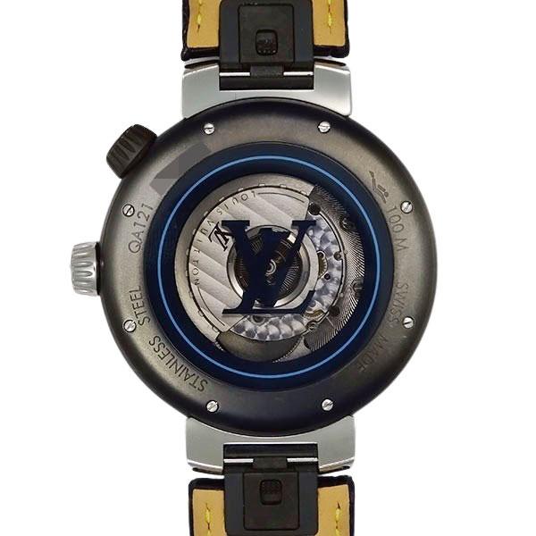 LOUIS VUITTON ルイヴィトン タンブール ストリートダイバー QA121 ブルー ネイビー メンズ 腕時計【中古】｜flamp｜02
