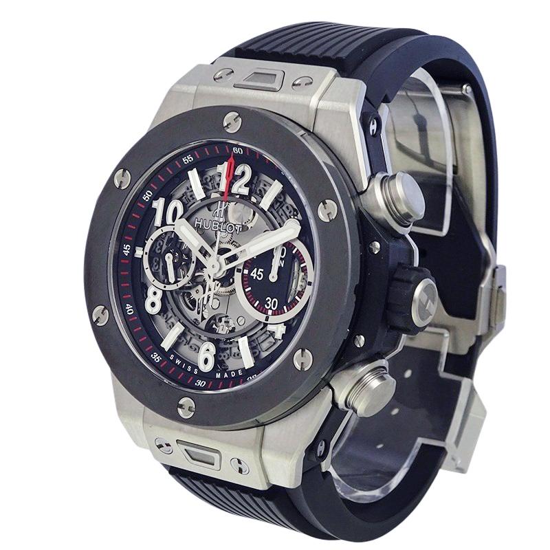 ビッグバン HUBLOT ウブロ ウニコ チタニウム セラミック 411.NM.1170 