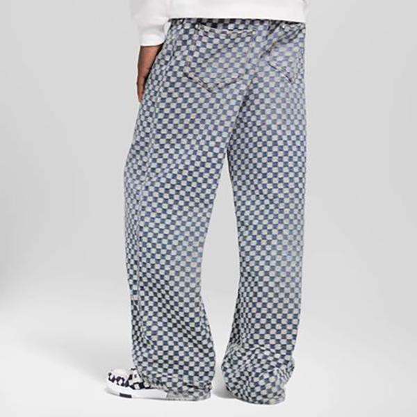 LOUIS VUITTON（ルイ・ヴィトン） ダミエ ワイドレッグジーンズ 1AILTL