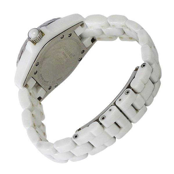 J12 CHANEL シャネル H0967 ホワイトセラミック 33mm ダイヤベゼル