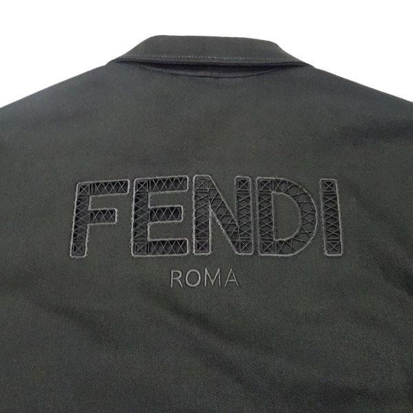 FENDI フェンディ ロゴデニムジャケット FW1048AFET サイズ50 FENDI フェンディ ロゴデニムジャケット FW1048AFET サイズ50