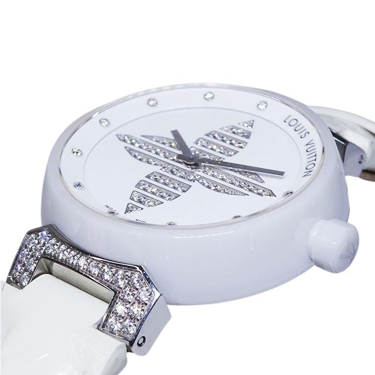 LOUIS VUITTON タンブール フォーエバー Q13M4 クォーツ ダイヤ  