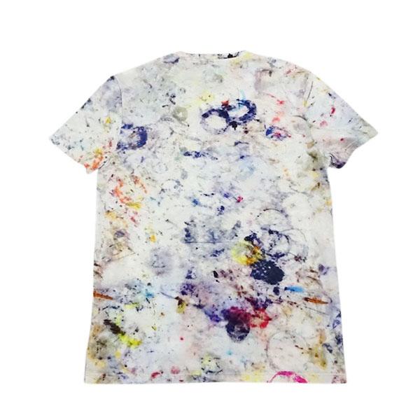 BERLUTI ベルルッティ マーブル柄 ロゴプリント 半袖Tシャツ サイズL 