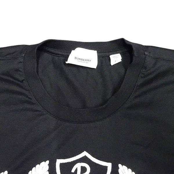BURBERRY バーバリー 刺繍ロゴ 半袖Tシャツ ブラック サイズL/G 23SS  