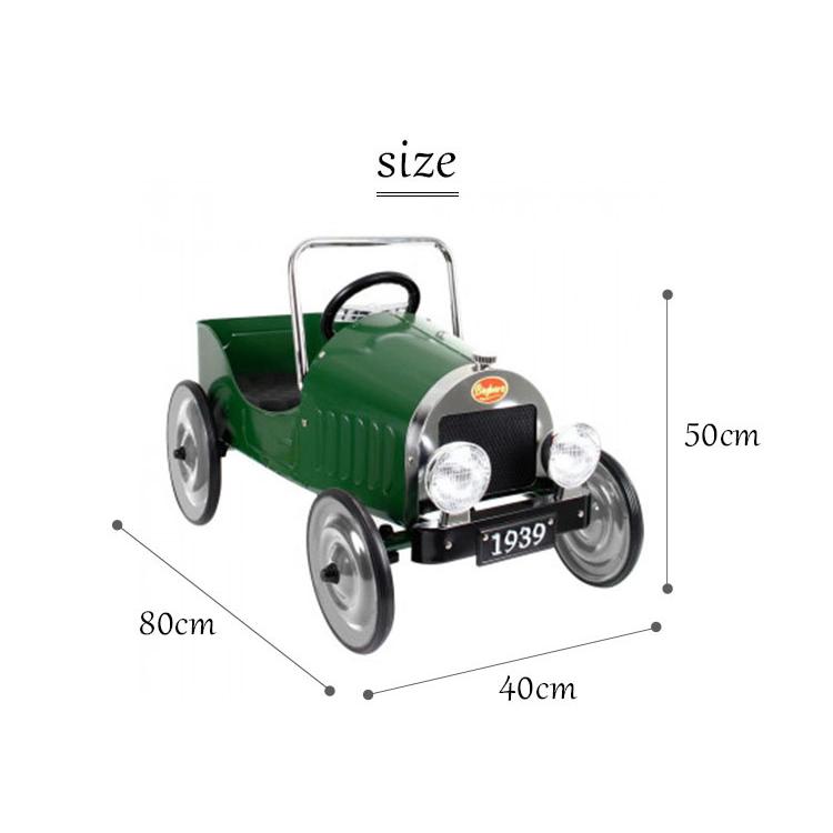 Classic PedalCar Green クラシックペダルカー グリーン 1939 Baghera 