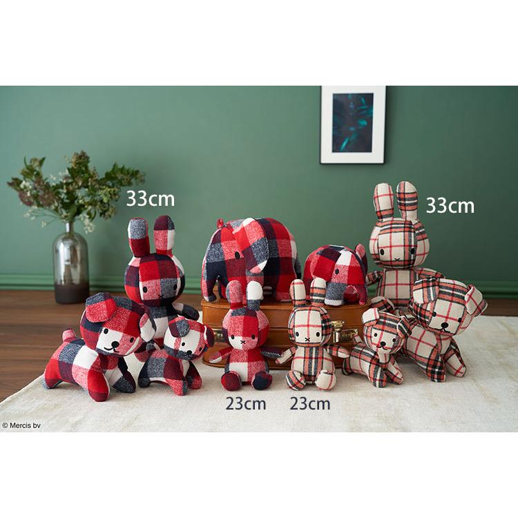 限定特価！BON TON TOYS Miffy Check 33cm ボントントイズ ミッフィー