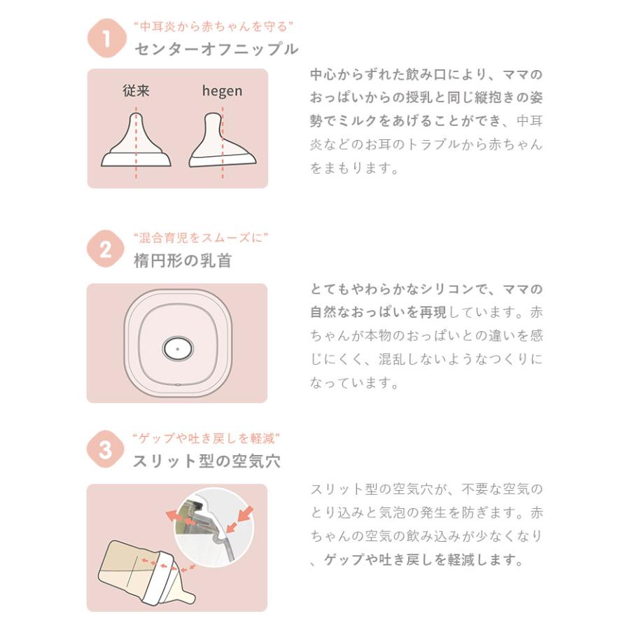 2本セット Hegen ベビーボトル 150ml 哺乳瓶 へーゲン ほ乳瓶 出産祝い