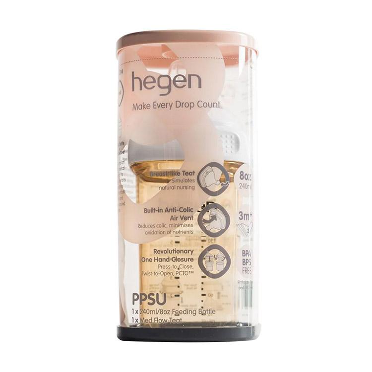 Hegen ベビーボトル 240ml 哺乳瓶 PPSU へーゲン 耐熱 広口 食洗機対応 