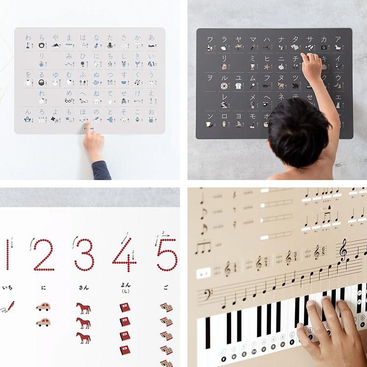新商品追加 FORNE 知育ポスター（あいうえお／カタカナ／数字／音楽表