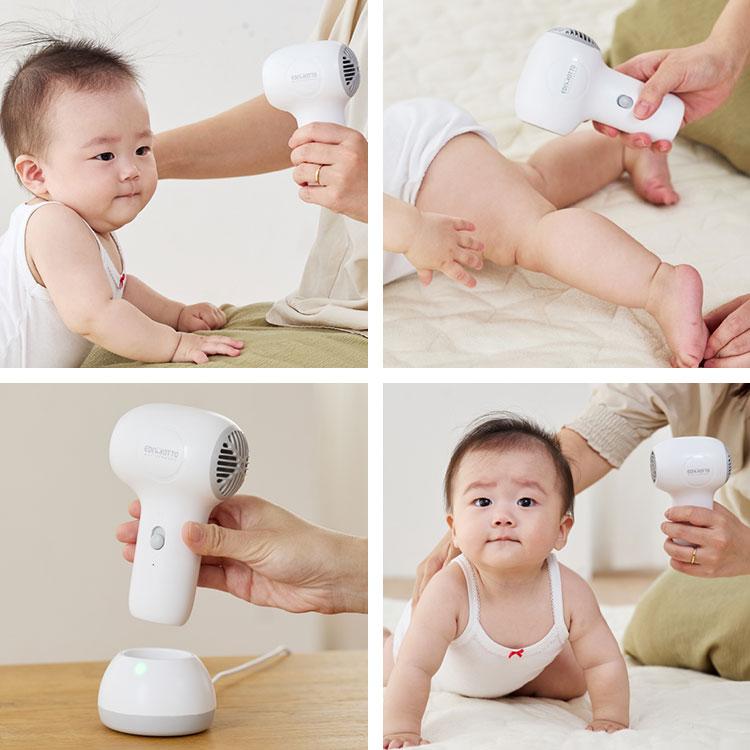 オムツ防臭袋付 新発売 EDIMOTTO コードレスドライヤー 最高35℃ 充電式