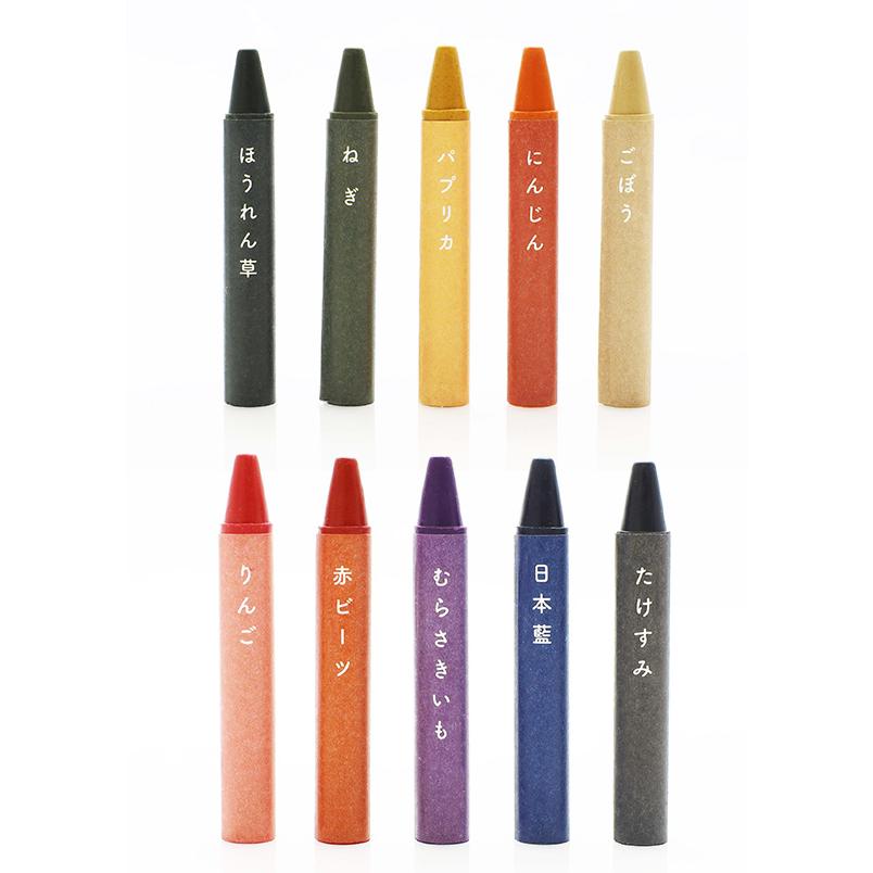 2/23モーニングショー紹介/ おやさいクレヨン JapanBlue 10色 ST