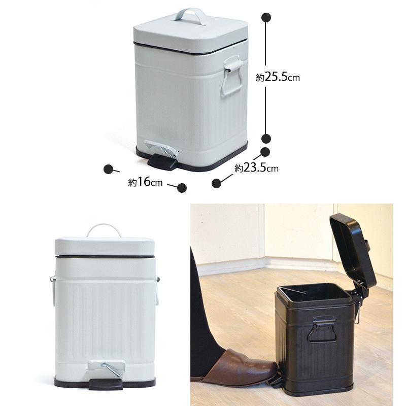 Galva スクエアダストボックス 3L Square Dust Box ガルバ ゴミ箱