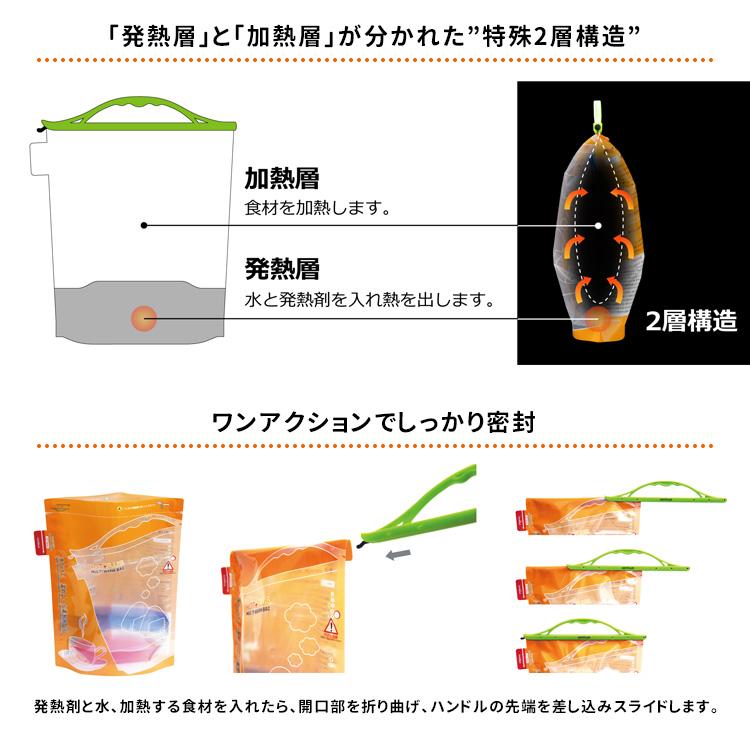 HOTPLUS マルチウォームバッグ 発熱剤9個パック入り×2セット 火を使わない 防災グッズ アウトドア ホットプラス(DM)の画像