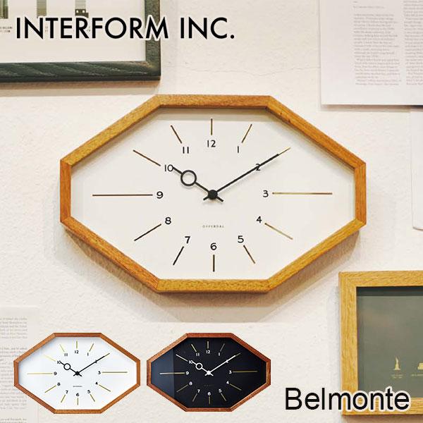 壁掛け時計 Belmonte ベルモンテ INTERFORM インターフォルム （GK