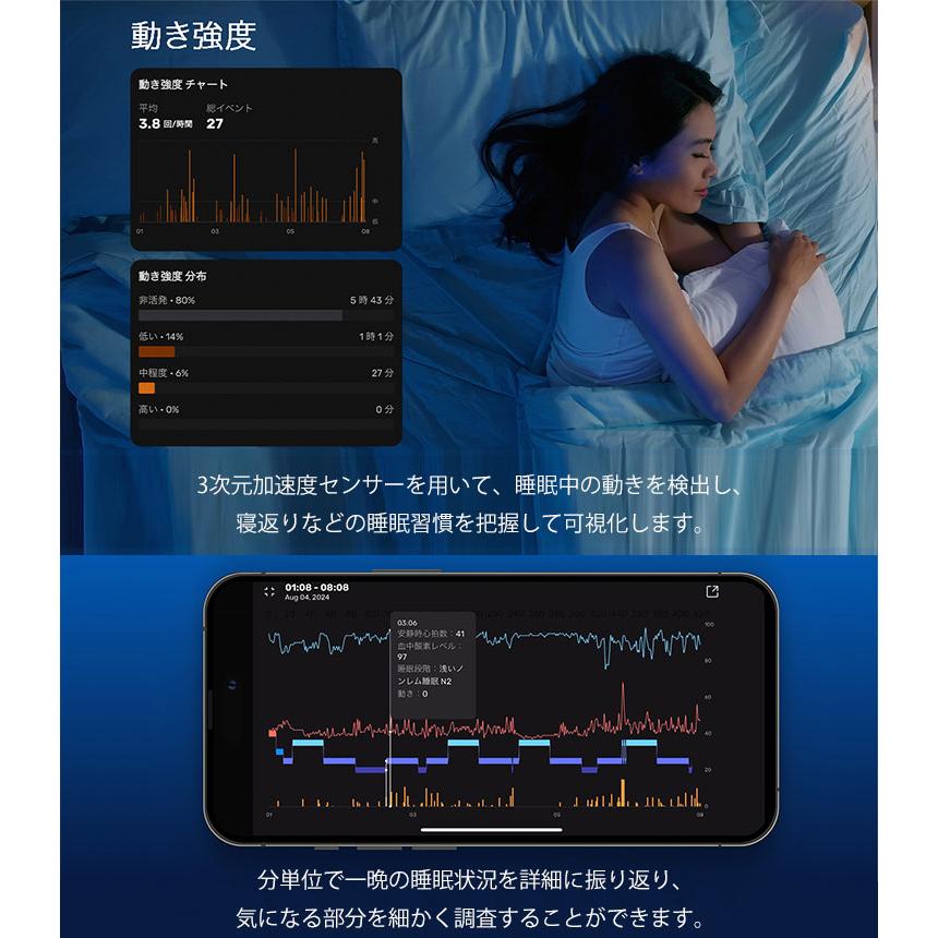 予約/ SLEEPON GO2SLEEP 3 睡眠トラッカー｜睡眠計測 ウェアラブル