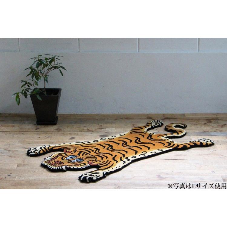 Sサイズ Tibetan Tiger Rug チベタンタイガーラグS W60×D100