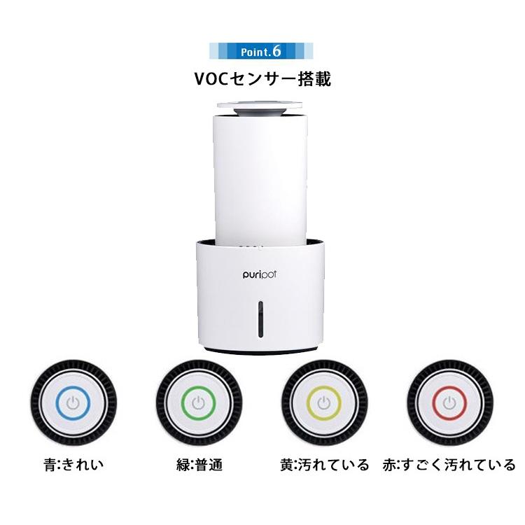 正規販売店 dadamMICRO puripotP1＋ 手入れの要らない 空気清浄機/特典