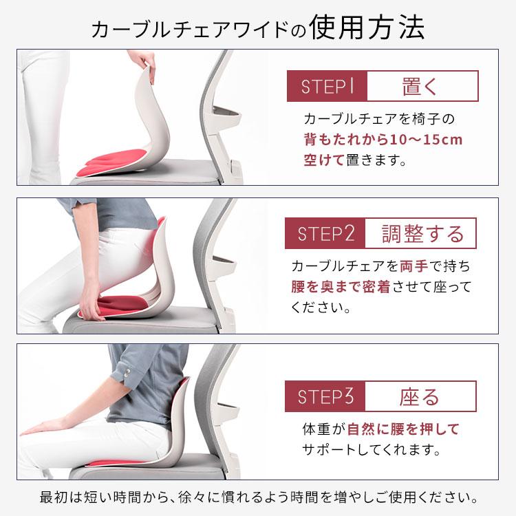 カーブルチェア ワイド｜姿勢矯正 椅子 骨盤サポートチェア 骨盤 座椅