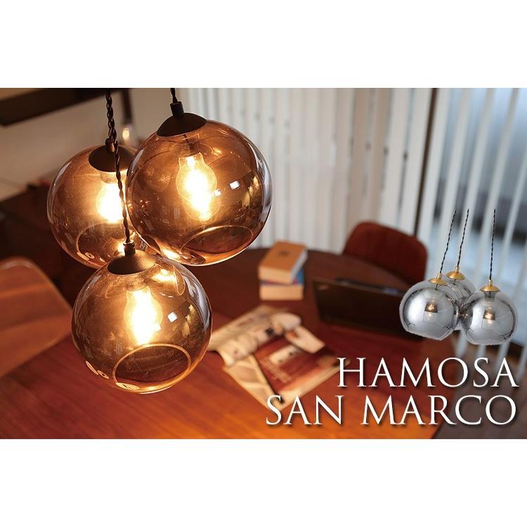 HERMOSA GS-019 SAN MARCO サンマルコ ペンダントランプ SAN MARCO ペンダントランプ 照明 HERMOSA ガラス 3灯照明 LED