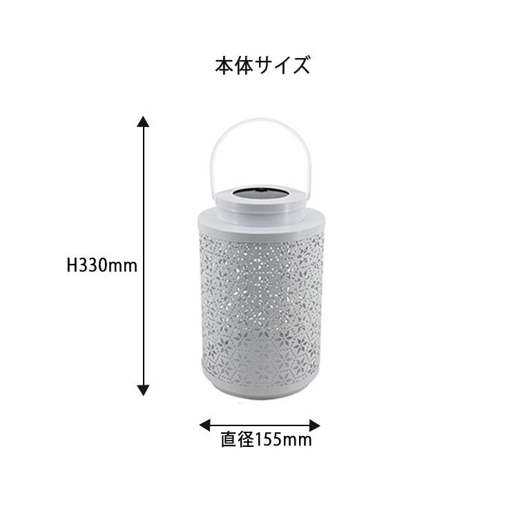 LEDソーラーランタン ハニカム （カラー：ホワイト） /海外