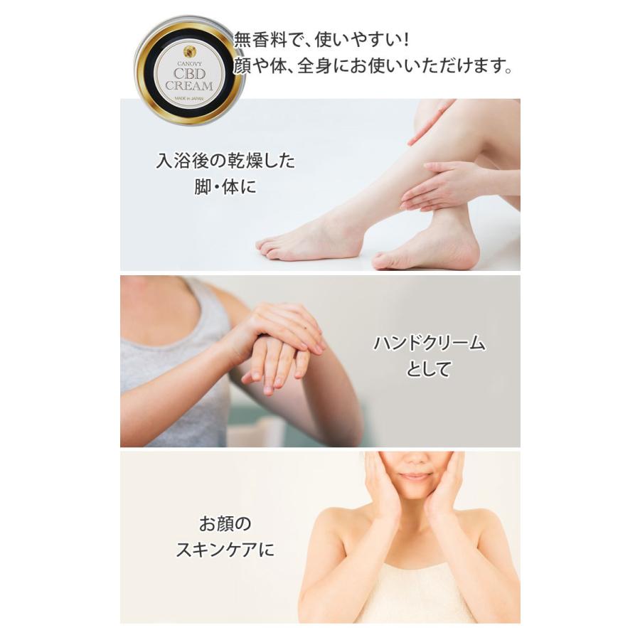 CBDクリーム CANOVY 40g CBD CREAM 高純度CBD 100mg含有 (DM) : flaner