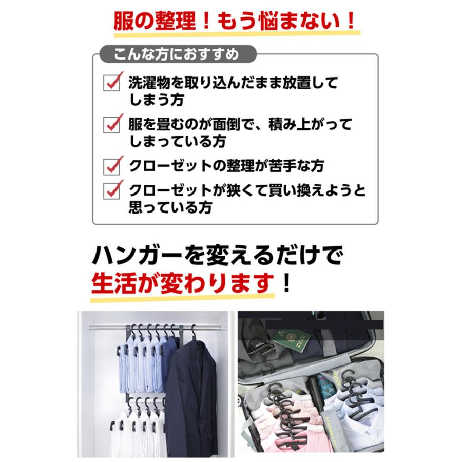 正規販売店 24本セット 5秒ハンガー ver.2（SN）｜flaner-y｜05