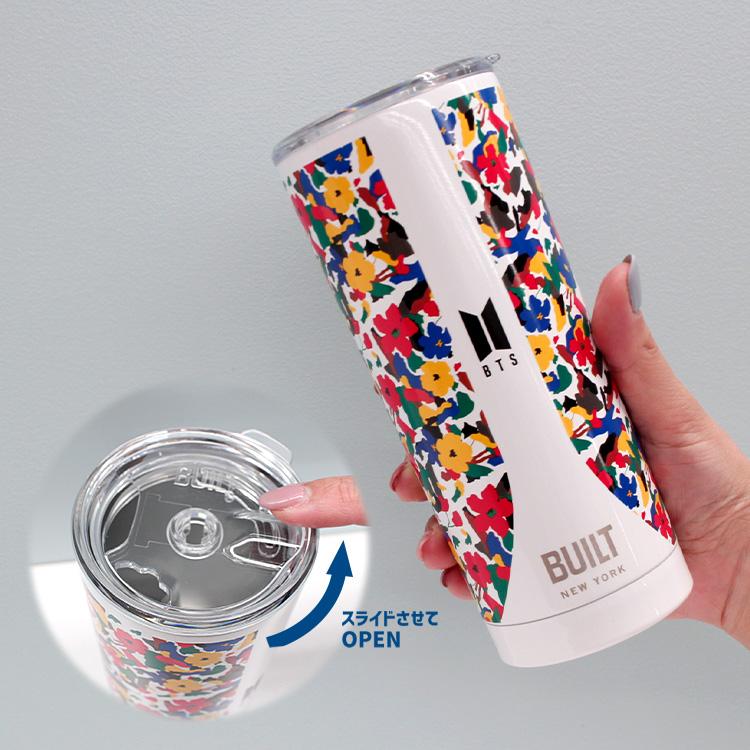 BTS×BUILT ステンレスタンブラー 591ml ふた付 保温 保冷 コラボ BTS