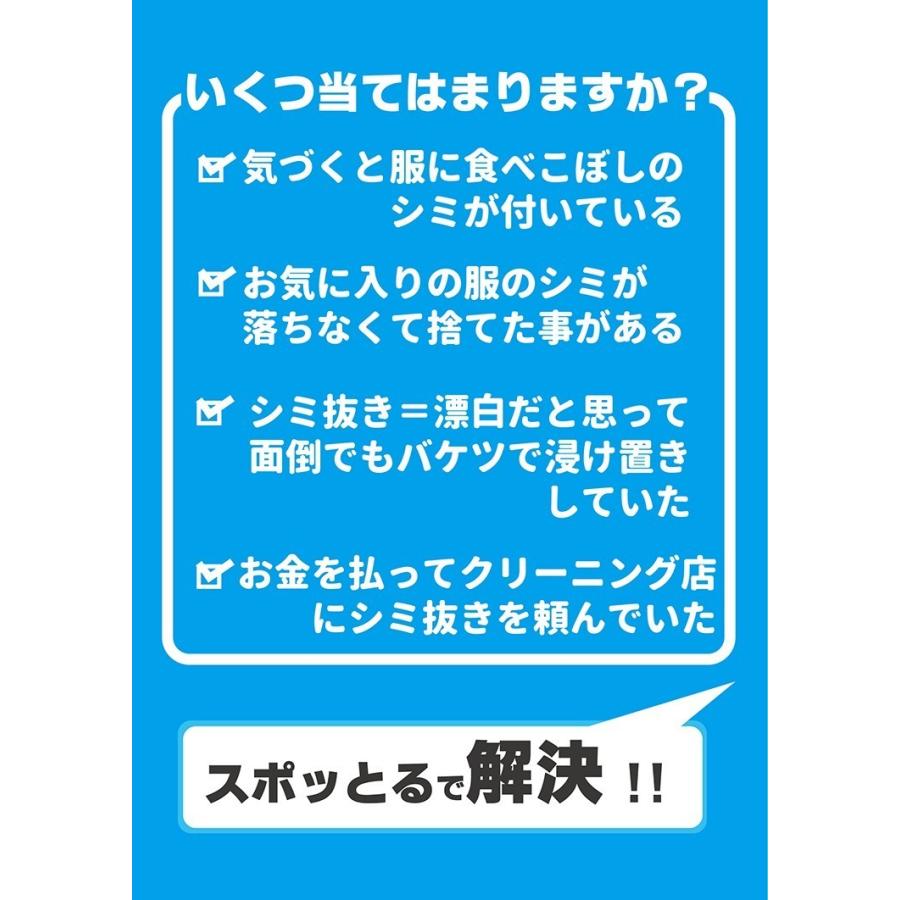 正規販売店 染み抜き剤 スポッとる BIGサイズ 150ml /海外×（NY