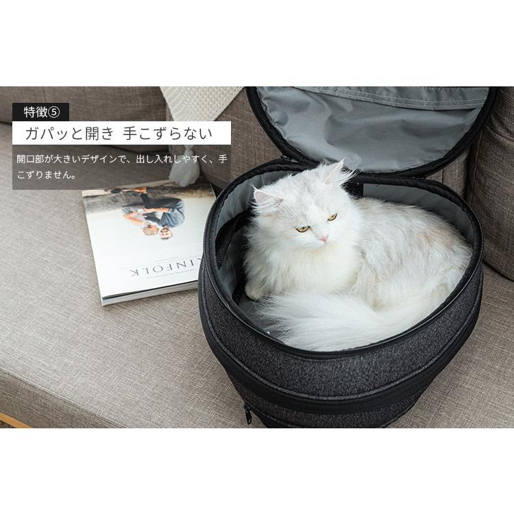 正規販売店 EGGY リュック型猫ハウス｜背負える ペットハウス ペットキャリー リュック キャリーバッグ 猫 犬 ギフト/メーカー直送／海外×の画像