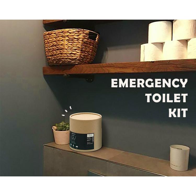 防災 2個セット 緊急用トイレキット 10個入×2 EMERGENCY TOILET KIT