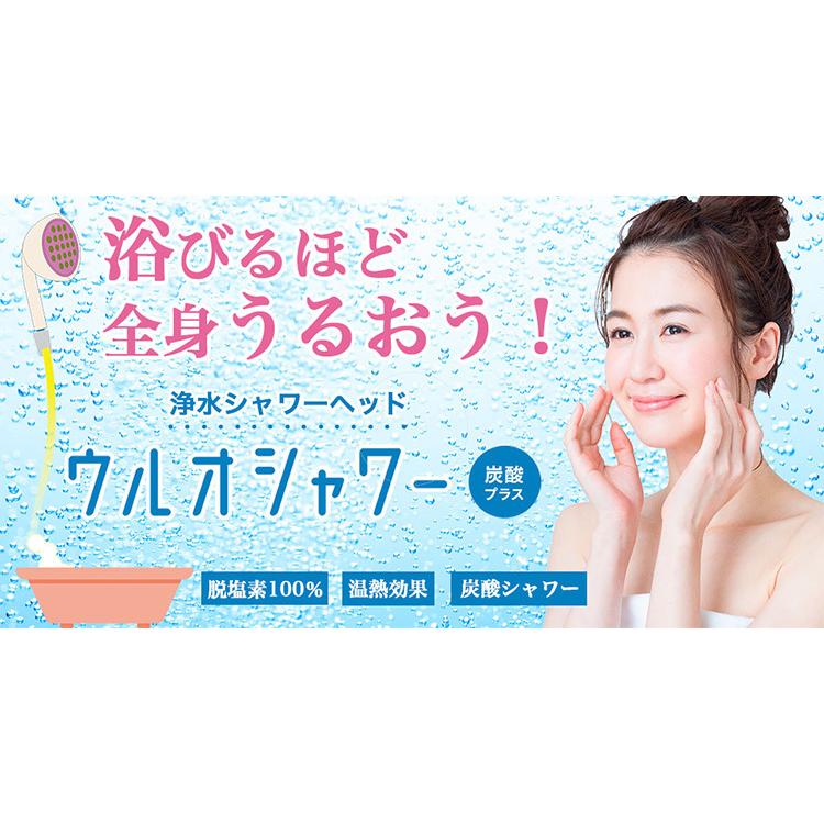 2点セット ウルオシャワー＋交換カートリッジ 浄水シャワーヘッド 交換
