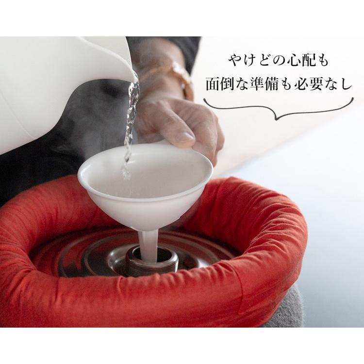 100年湯たんぽ 燕三条 ステンレスボディ＆ウールカバーで温かさ続く