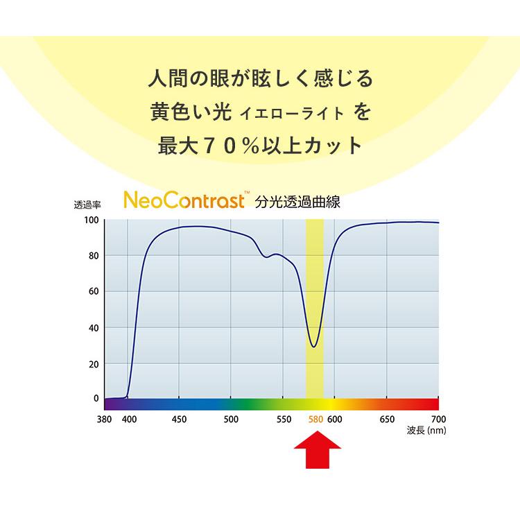 NeoContrast 昼夜兼用 オーバーグラス 特許レンズ サングラス 鯖江 ネオコントラスト（ITOL）｜flaner-y｜03