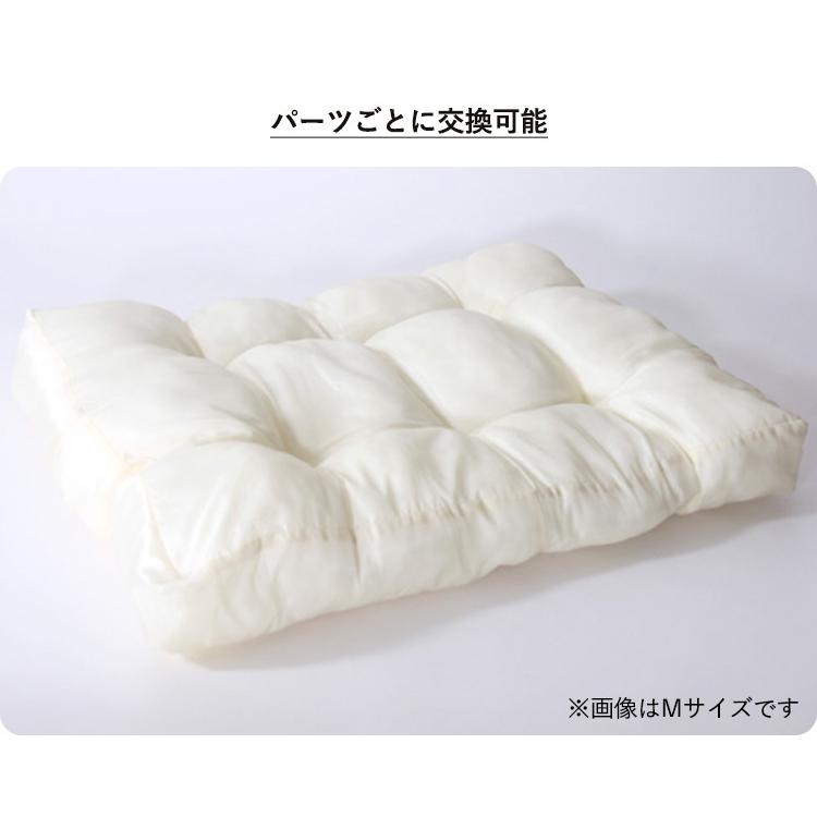 DeLoreans オーガニックコットン犬用ベッド M 80×65cm デロリアンズ