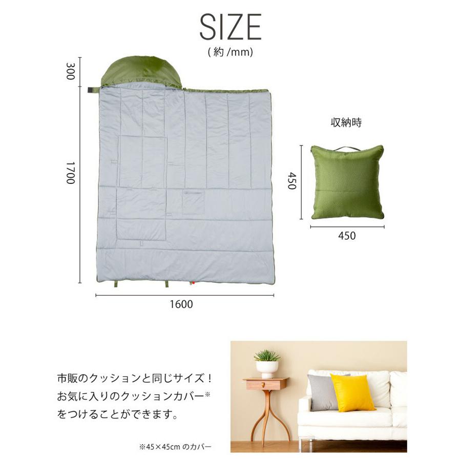 SONAENO クッション型多機能寝袋 プロイデア ｜防災 キャンプ