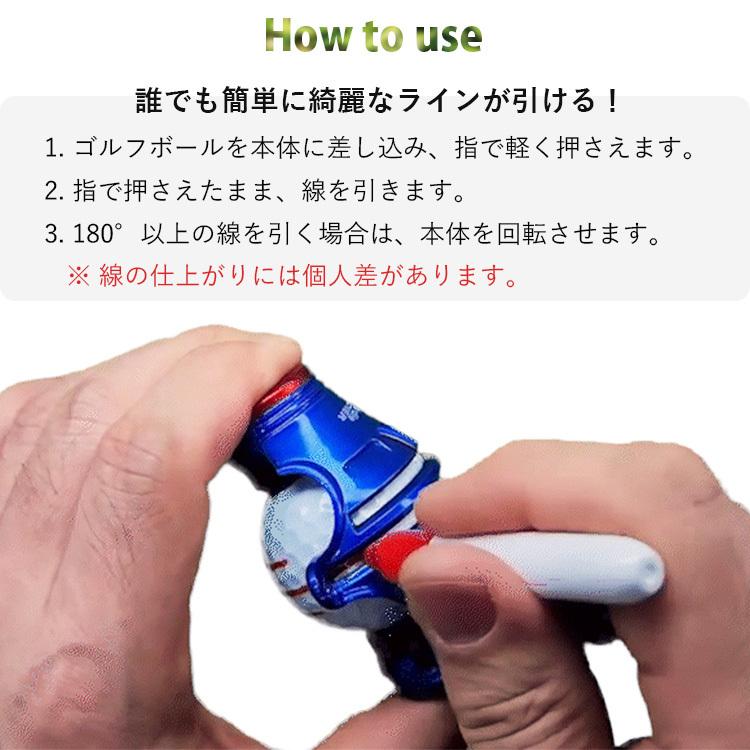 EDISONGOLF Birdie79 バーディーライナー 油性マジック3本付（黒・赤
