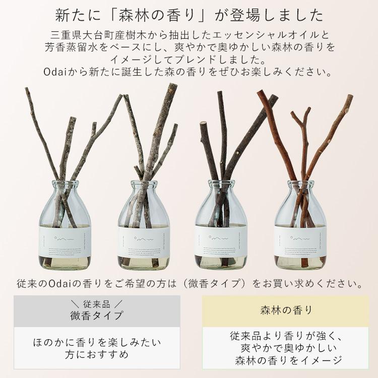 odai オオダイ リードディフューザーセット (微香/森林の香り