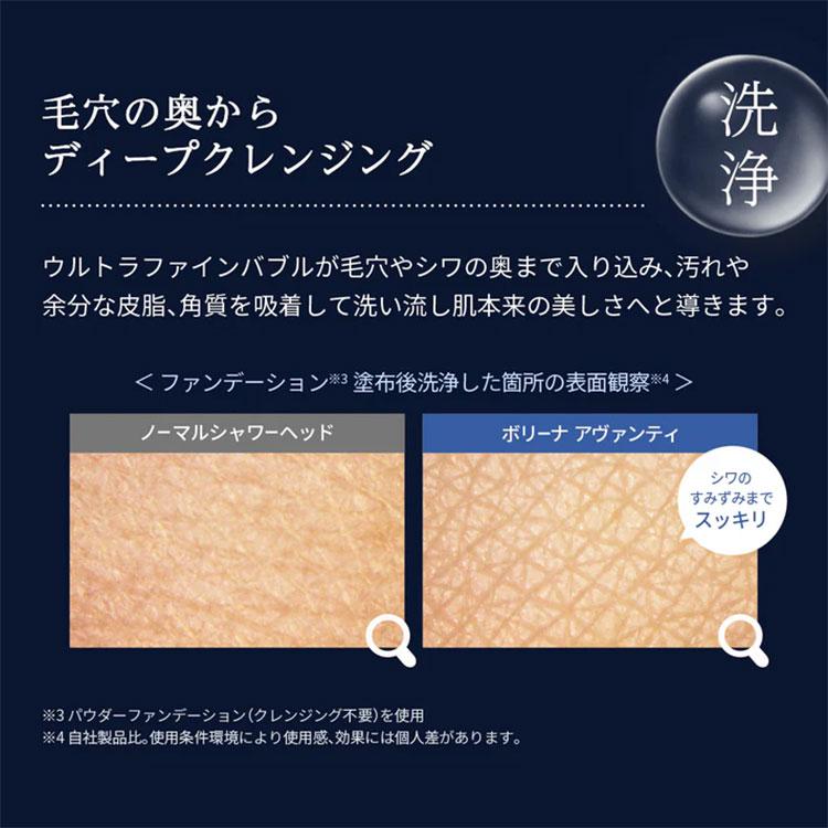ボリーナ アヴァンティ シャワーヘッド ウルトラファインバブル TK
