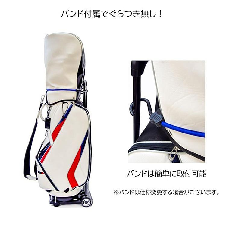 ゴルフキャリーバッグ Srixon キャディバッグ 黒/白 軽量 お待たせ! - Black/White