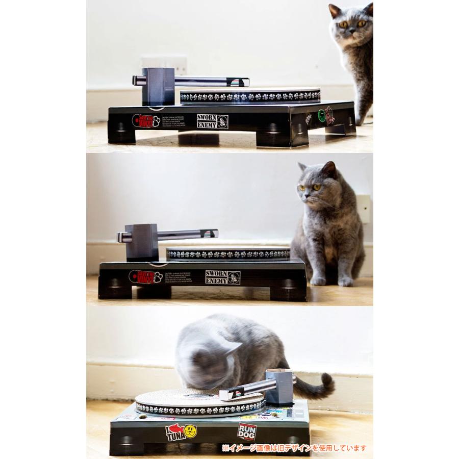 SUCK UK 猫用 ターンテーブル型 爪とぎ Cat DJ Scratching Deck