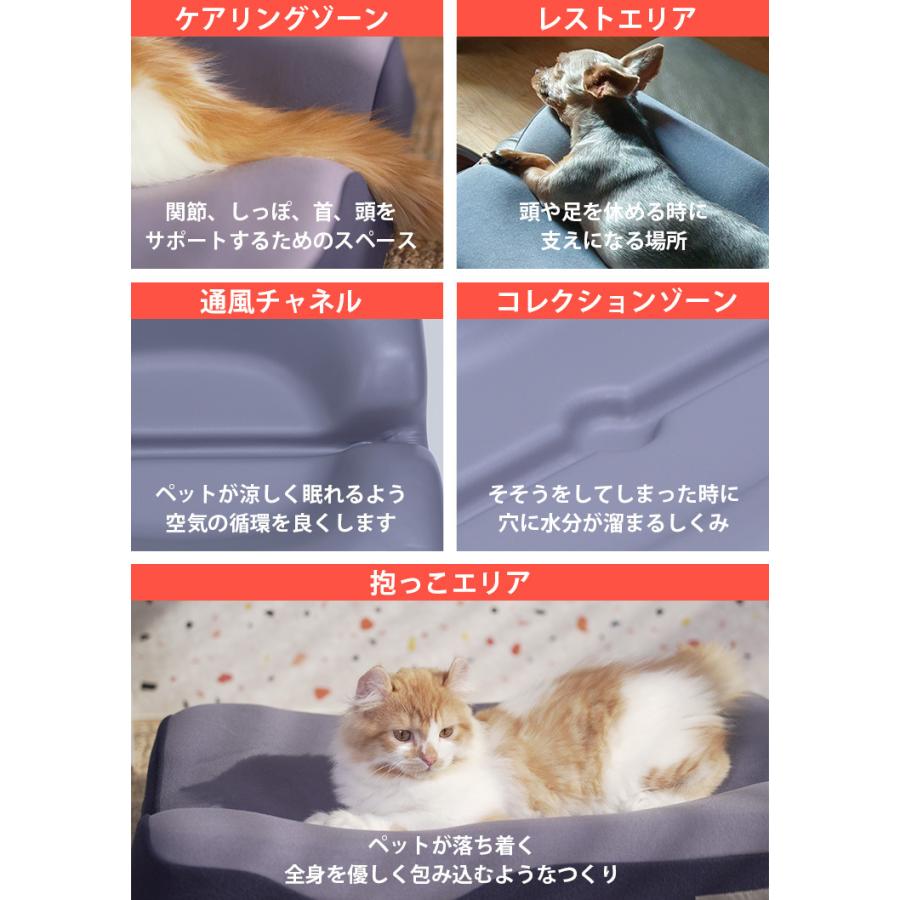 正規販売店　ジェントルリーマペットベッド　Mサイズ（体重6〜16kg／小型犬・中型犬・猫）　丸洗い　防臭　3D（EURE）／海外×／メーカー直送 Mサイズ