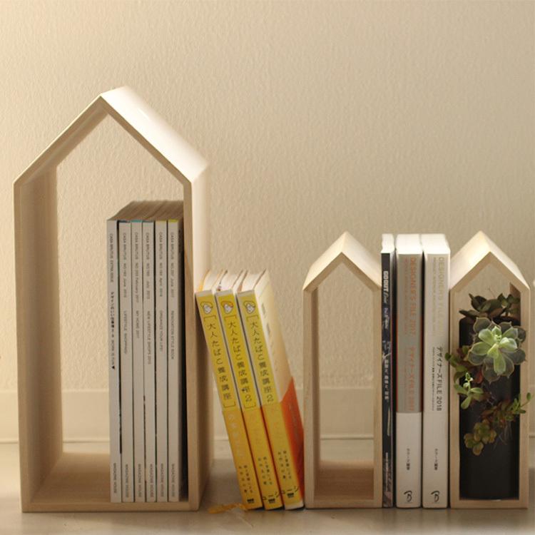 木の家 3個セット Book House end ブックハウスエンド ブック
