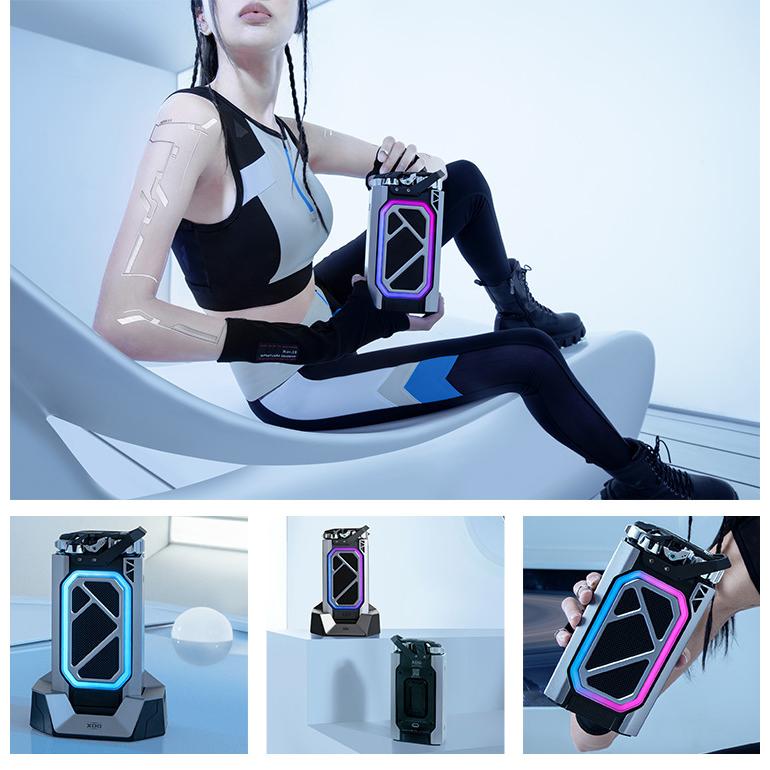 MUZEN サイバーシェル ブルートゥーススピーカー 本体＋充電ドック