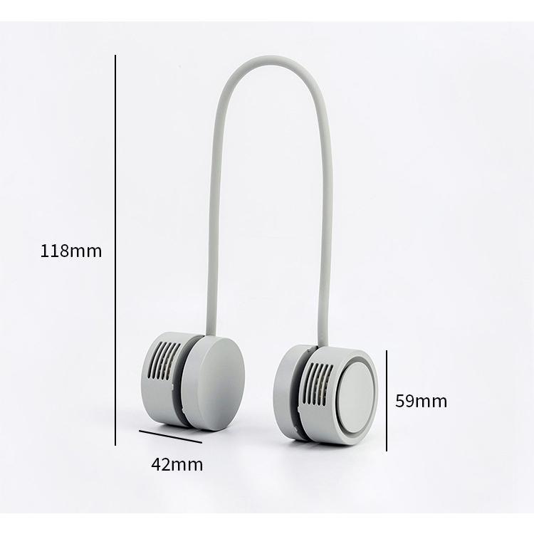 ネックバンドファンローリング ポータブル扇風機 Neck Band Fan