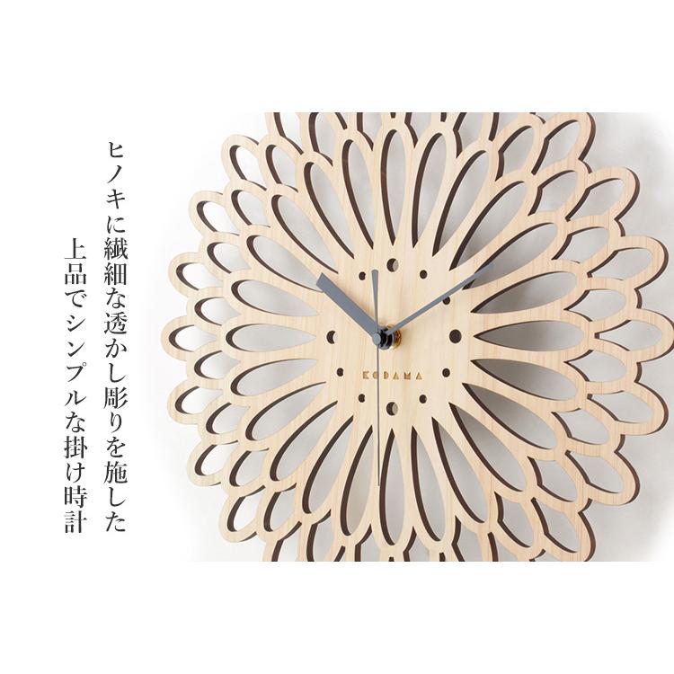 こだま堂 日本時計 華透かし彫り 掛け時計 梅 菊 桜 矢車菊 こだま堂 日本時計 華透かし彫り 掛け時計 梅 菊 桜 矢車菊