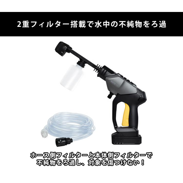 HOTO 20V コードレス高圧洗浄機 HPWM X6 /海外× : flaner - 通販