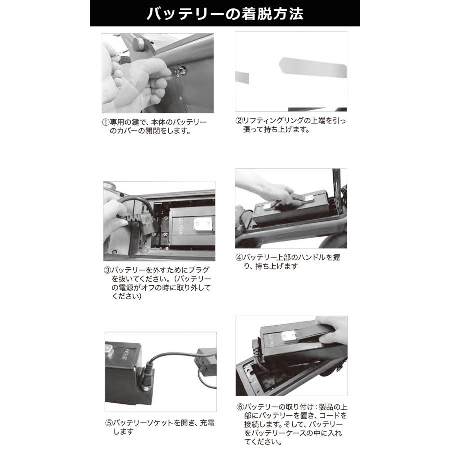 専用バッテリー RIDAM EV scooter E1用 電動バイク 電動スクーター 10