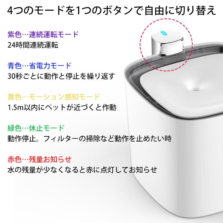 31日10時迄限定クーポン/ALNPET＋ アルンペット プラス 自動給水器 センサー式ペット用給水器（RUTA）｜flaner-y｜06